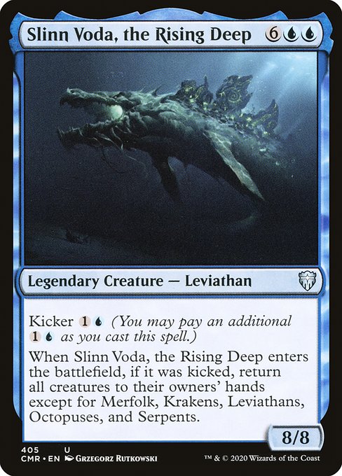 Slinn Voda, the Rising Deep - Commander Legends Uncommon Card