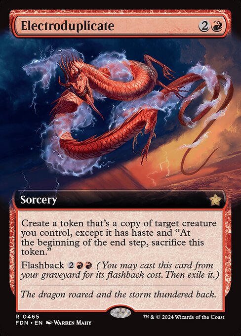 Electroduplicate - Foundations Rare Card