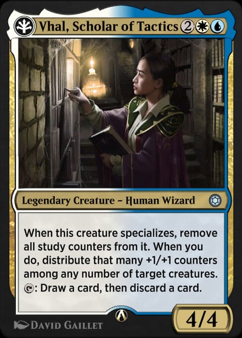 Vhal, Scholar of Tactics - Alchemy Horizons: Baldur's Gate Uncommon Card