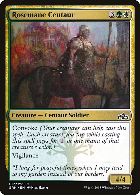 Rosemane Centaur - Guilds of Ravnica Common Card