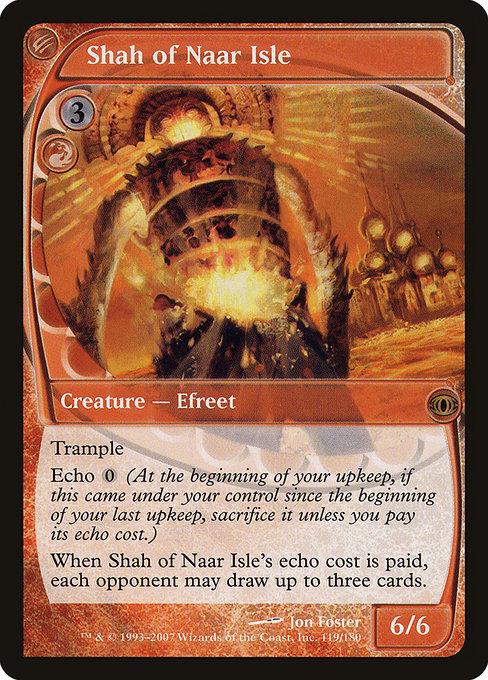Shah of Naar Isle - Future Sight Rare Card