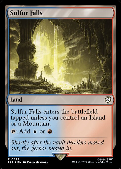 Sulfur Falls - Fallout Rare Card
