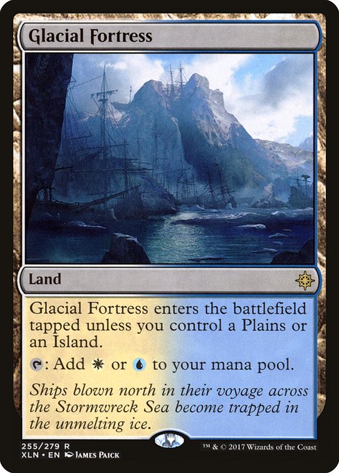 Glacial Fortress - Ixalan Rare Card
