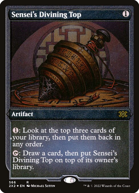 Sensei's Divining Top - Double Masters 2022 Rare Card
