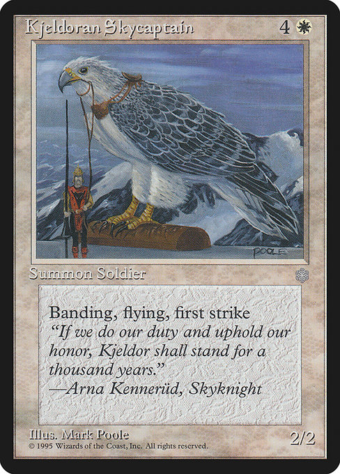 Kjeldoran Skycaptain - Ice Age Uncommon Card
