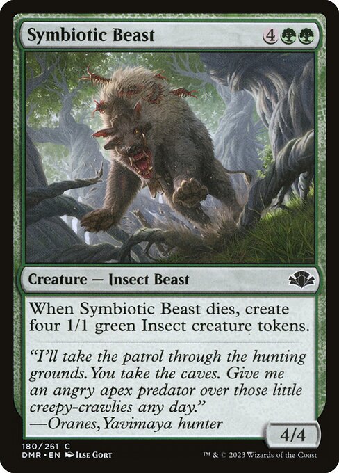 Symbiotic Beast - Dominaria Remastered Common Card