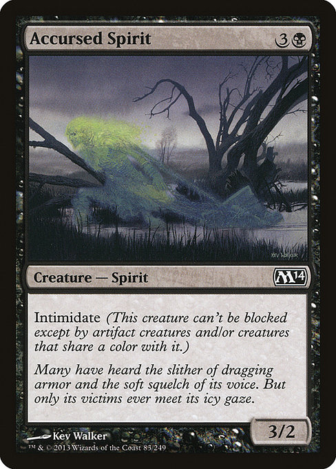 Accursed Spirit - Magic 2014 Common Card
