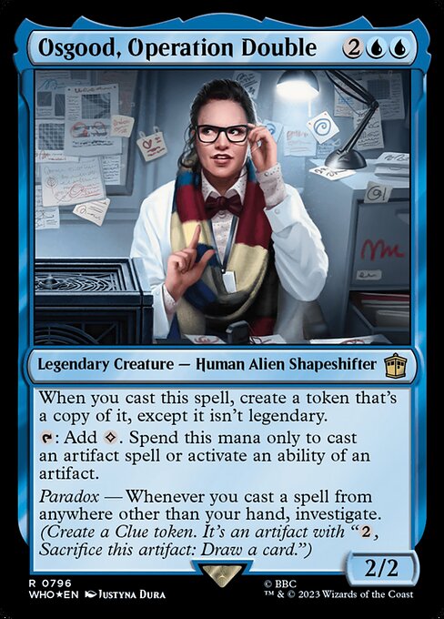 Osgood, Operation Double - Doctor Who Rare Card