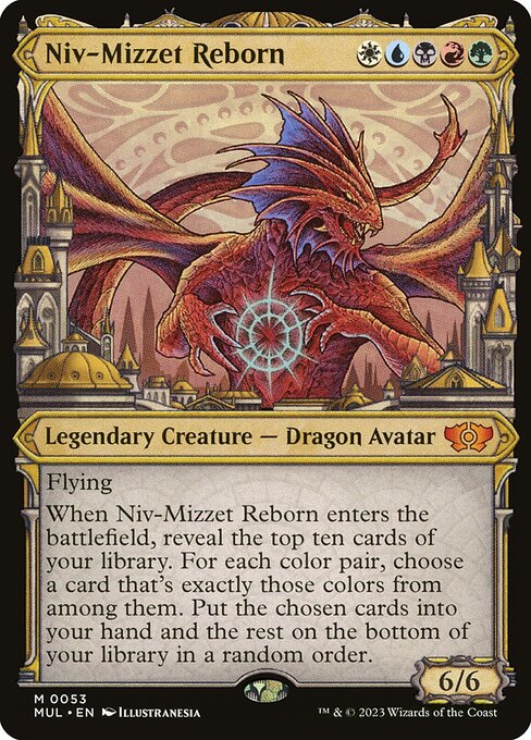 Niv-Mizzet Reborn - Multiverse Legends Mythic Card