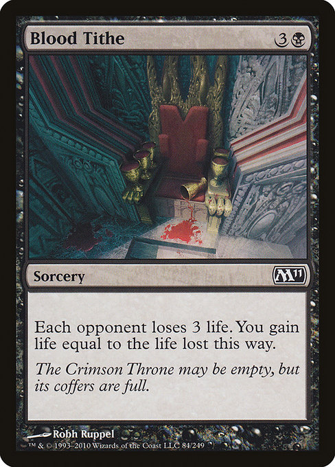 Blood Tithe - Magic 2011 Common Card