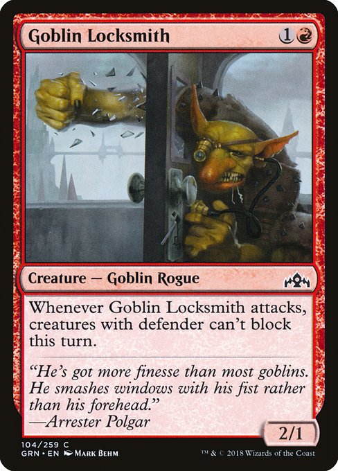 Goblin Locksmith - Guilds of Ravnica Common Card
