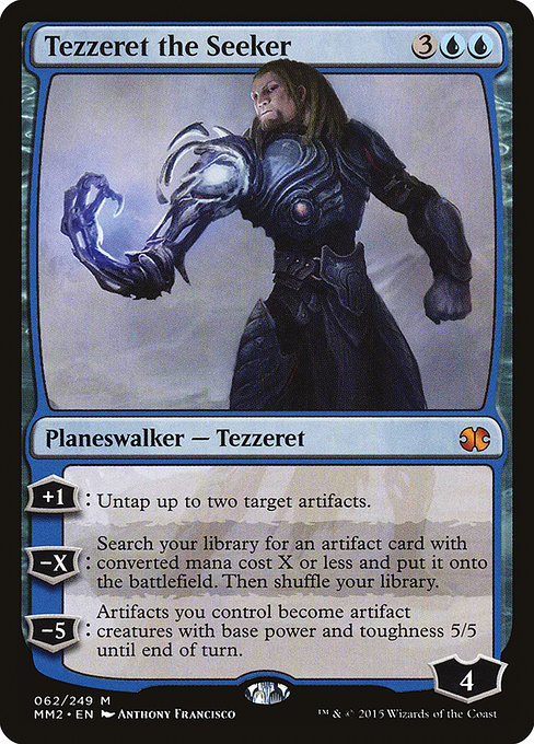 Tezzeret the Seeker - Modern Masters 2015 Mythic Card