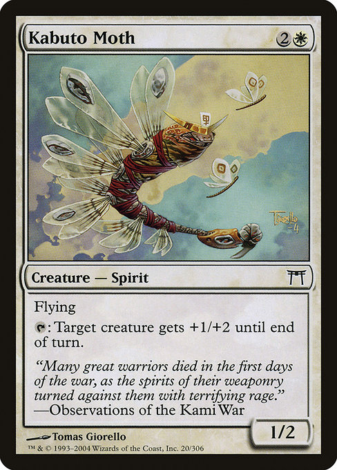 Kabuto Moth - Champions of Kamigawa Common Card