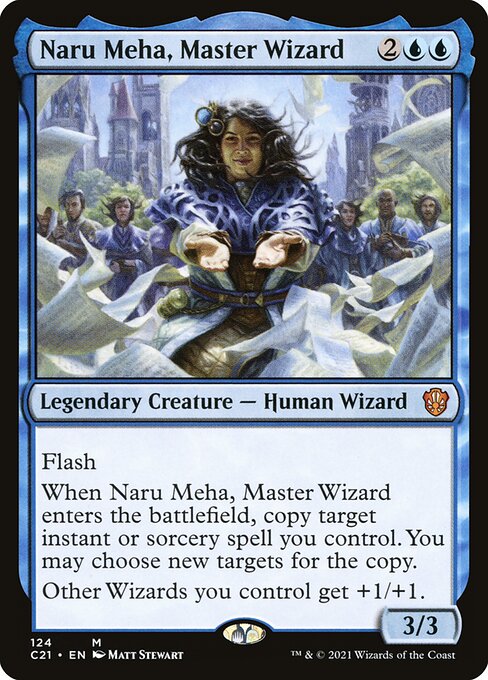 Naru Meha, Master Wizard - Commander 2021 Mythic Card