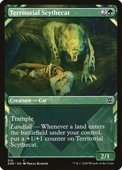 Territorial Scythecat - Zendikar Rising Common Card