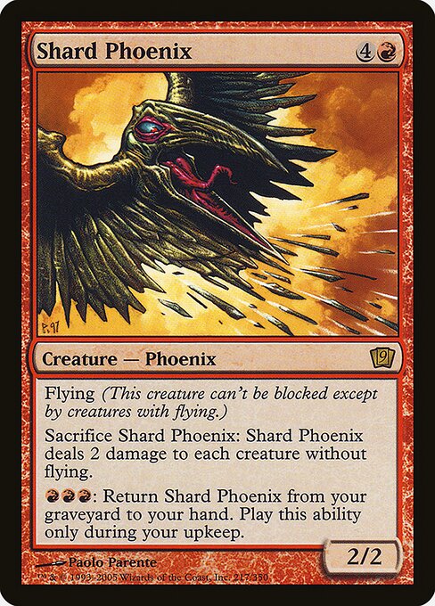 Shard Phoenix - Ninth Edition Rare Card