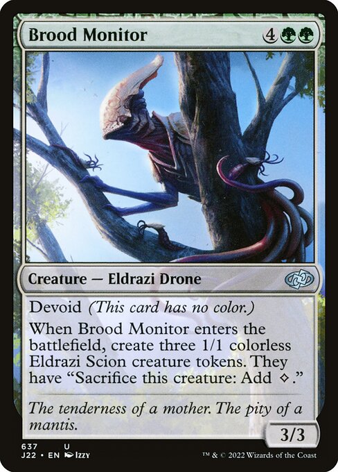 Brood Monitor - Jumpstart 2022 Uncommon Card