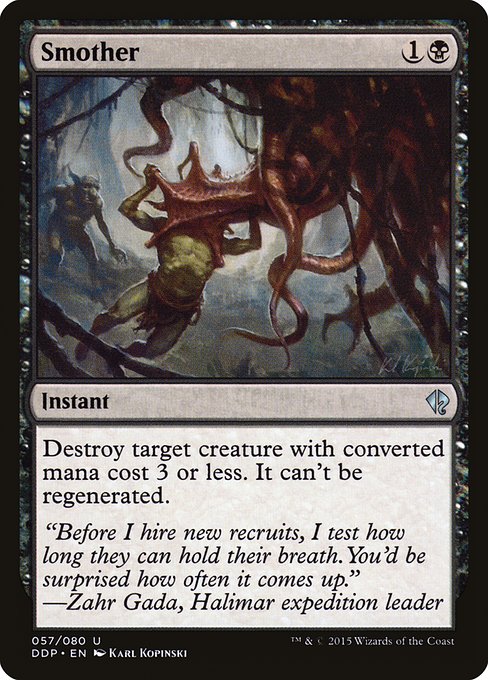 Smother - Duel Decks: Zendikar vs. Eldrazi Uncommon Card