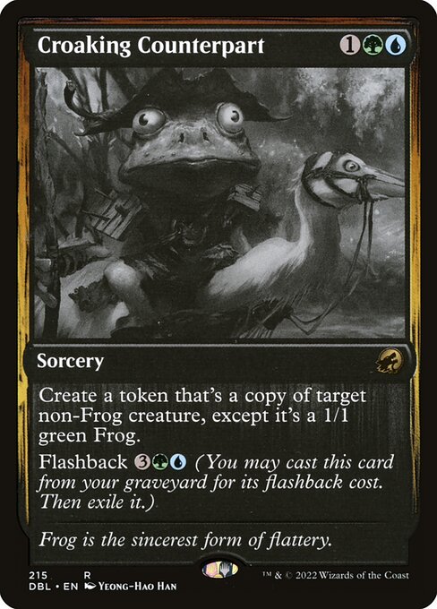 Croaking Counterpart - Innistrad: Double Feature Rare Card
