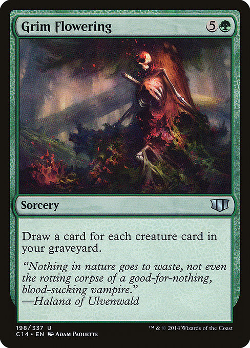 Grim Flowering - Commander 2014 Uncommon Card