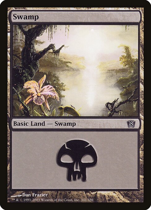 Swamp - Eighth Edition Common Card