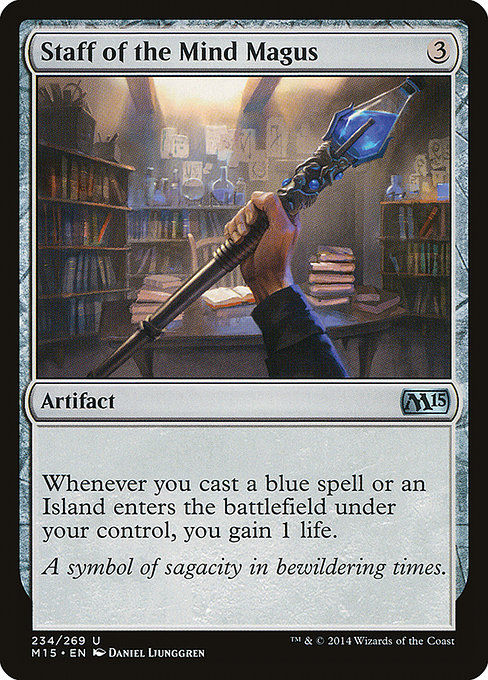 Staff of the Mind Magus - Magic 2015 Uncommon Card