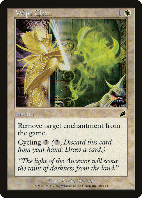 Wipe Clean - Scourge Common Card