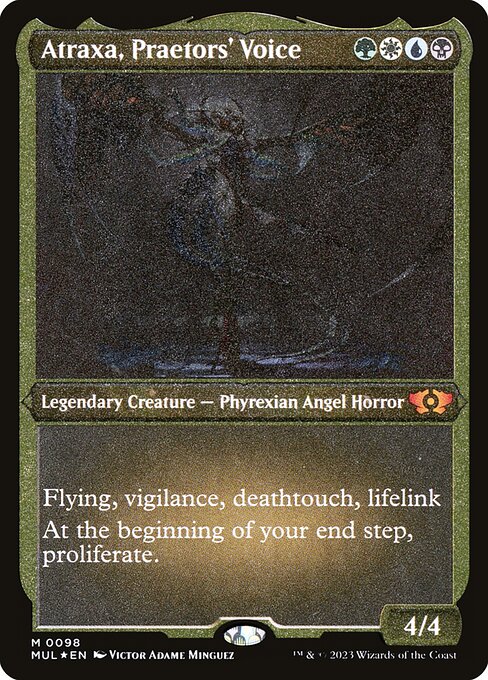 Atraxa, Praetors' Voice - Multiverse Legends Mythic Card