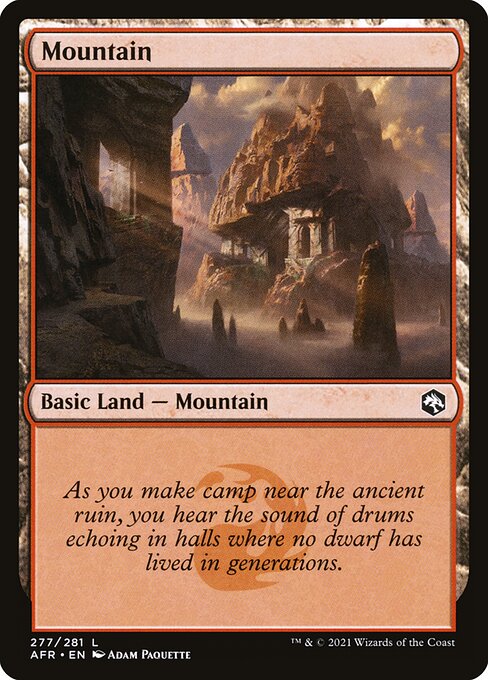Mountain - Adventures in the Forgotten Realms Common Card
