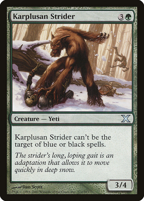 Karplusan Strider - Tenth Edition Uncommon Card