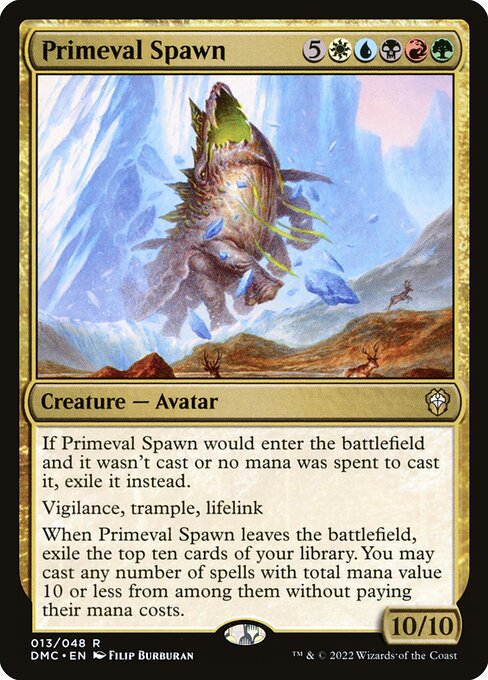 Primeval Spawn - Dominaria United Commander Rare Card