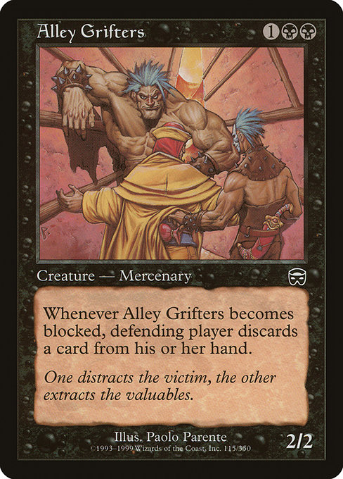 Alley Grifters - Mercadian Masques Common Card