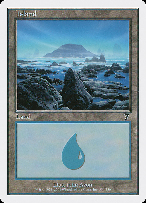 Island - Seventh Edition Common Card
