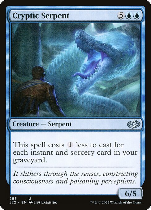 Cryptic Serpent - Jumpstart 2022 Uncommon Card