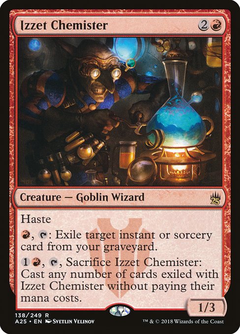 Izzet Chemister - Masters 25 Rare Card