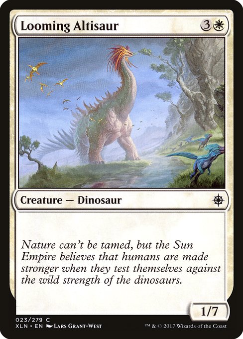 Looming Altisaur - Ixalan Common Card