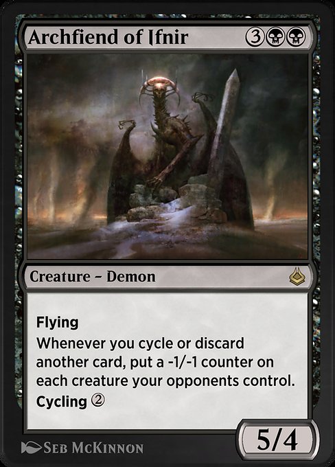 Archfiend of Ifnir - Amonkhet Remastered Rare Card