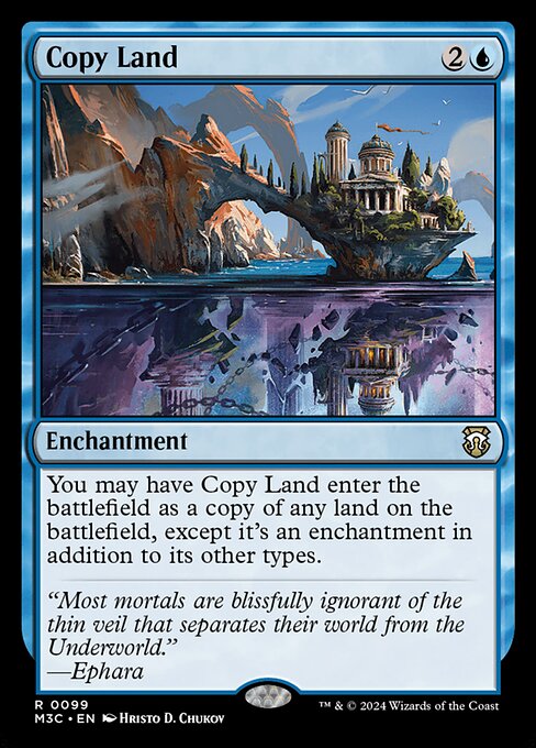 Copy Land - Modern Horizons 3 Commander Rare Card