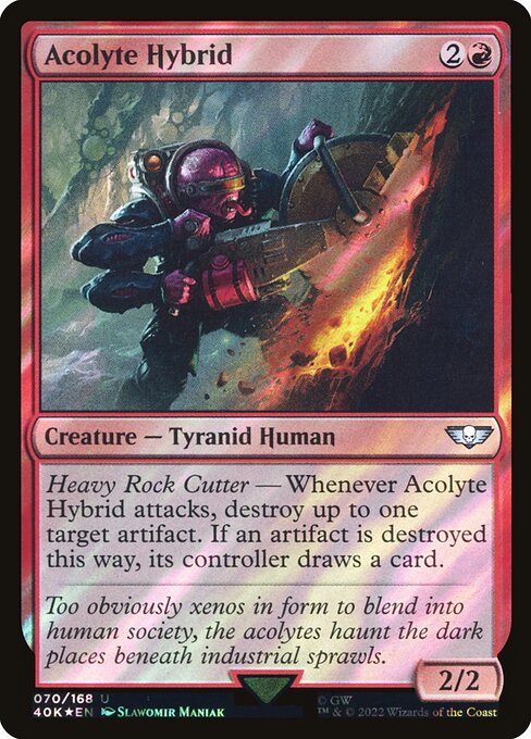 Acolyte Hybrid - Warhammer 40,000 Commander Uncommon Card