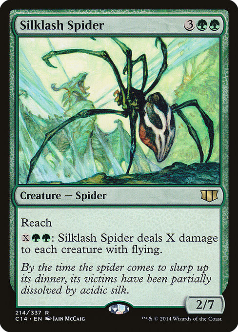 Silklash Spider - Commander 2014 Rare Card