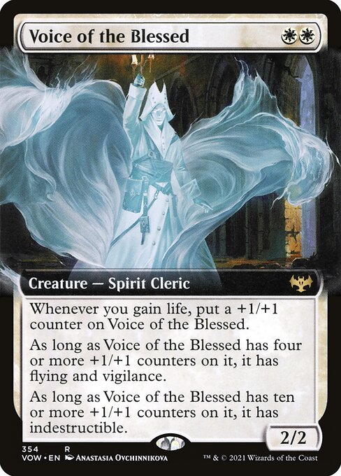 Voice of the Blessed - Innistrad: Crimson Vow Rare Card