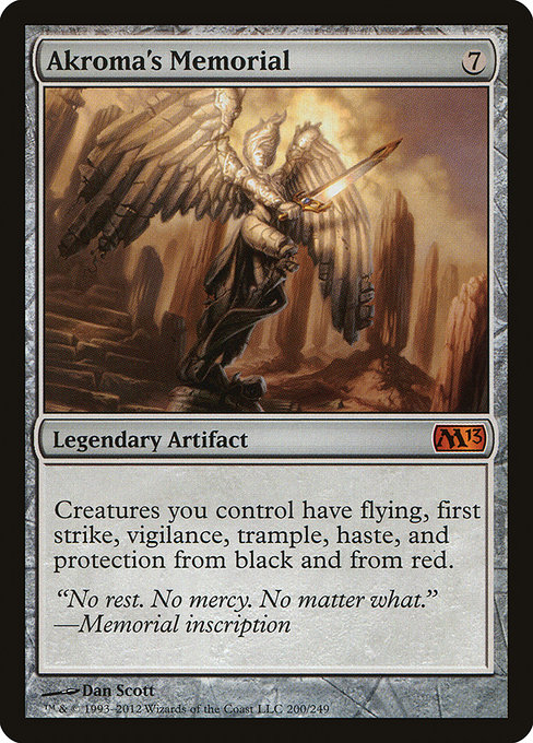 Akroma's Memorial - Magic 2013 Mythic Card