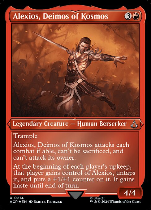 Alexios, Deimos of Kosmos - Assassin's Creed Uncommon Card