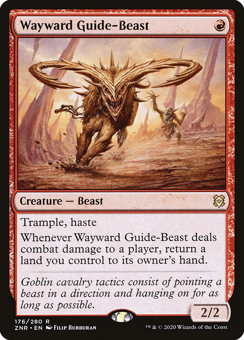 Wayward Guide-Beast - Zendikar Rising Rare Card