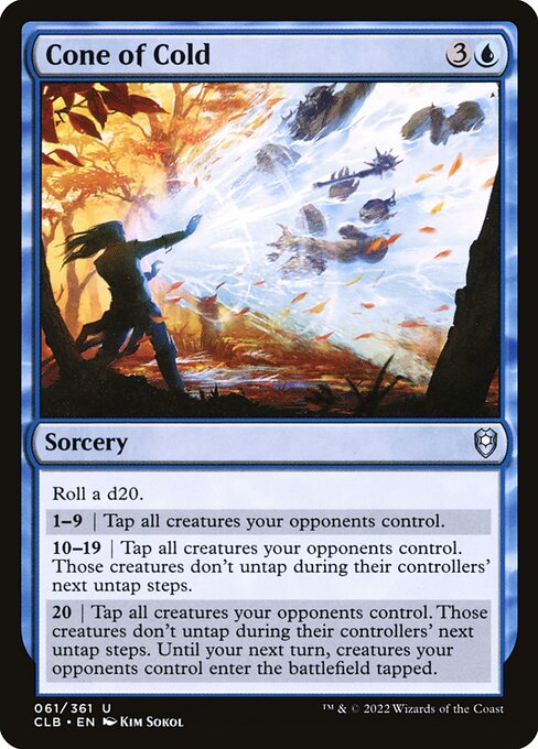 Cone of Cold - Commander Legends: Battle for Baldur's Gate Uncommon Card