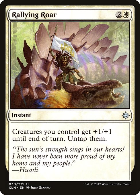 Rallying Roar - Ixalan Uncommon Card