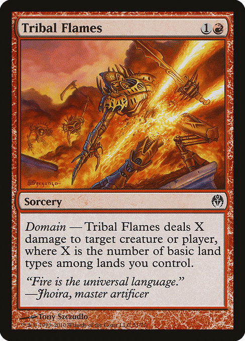Tribal Flames - Duel Decks: Phyrexia vs. the Coalition Common Card