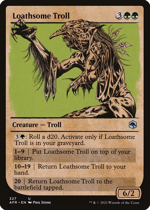Loathsome Troll - Adventures in the Forgotten Realms Uncommon Card
