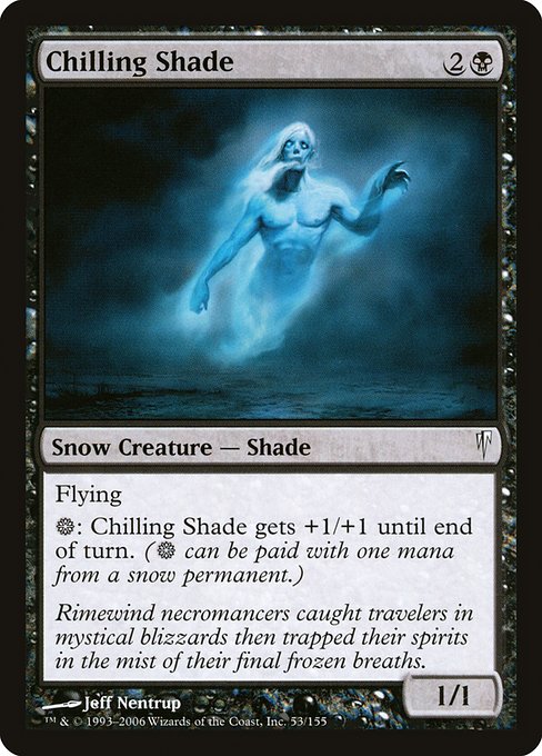 Chilling Shade - Coldsnap Common Card