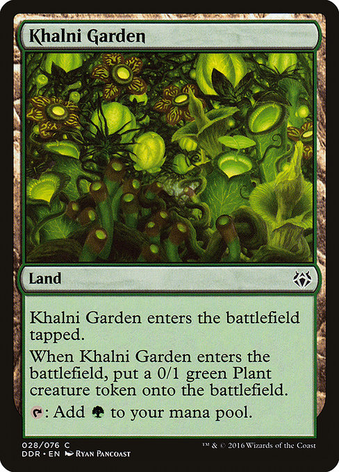 Khalni Garden - Duel Decks: Nissa vs. Ob Nixilis Common Card
